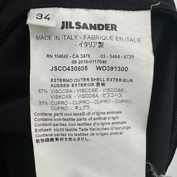 Jil Sander Black Trench Coat - Picture 8 of 15